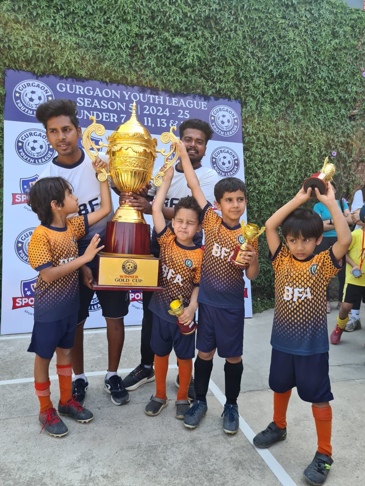 Team celebration and winning culture