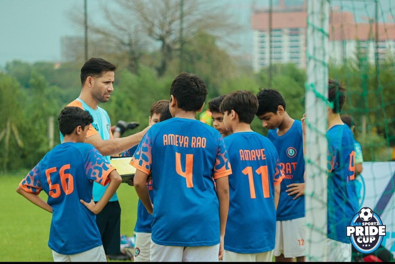 Football field at Bharat Football Academy