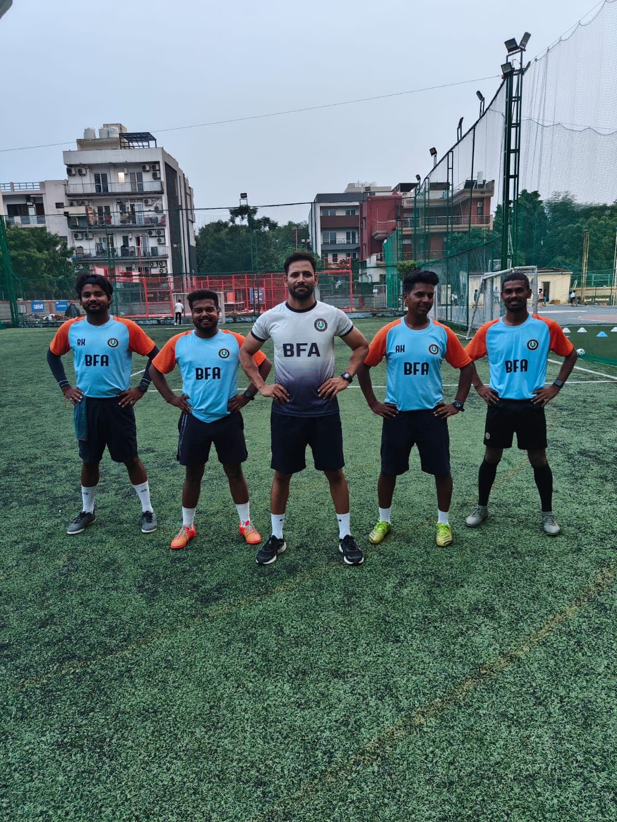 Bharat Football Academy team group photo